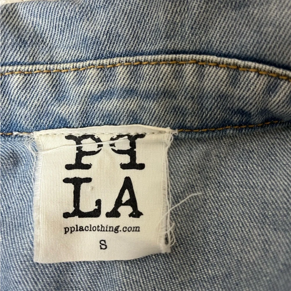 PPLA Classic Blue Denim Jacket women’s size S - Picture 3 of 3